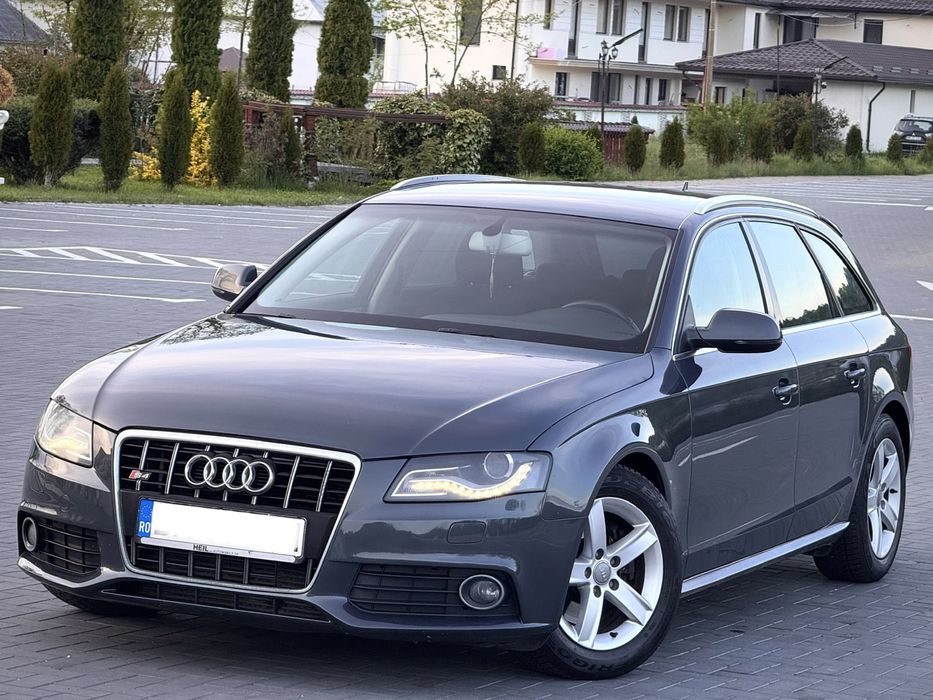 Audi A4 b8 - 3x S line - 2011 - 2.0d 143 cp - full led - fata spate - intretinut top