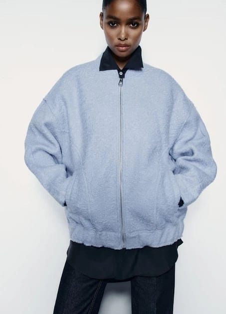 Geaca bomber oversize Zara special edition