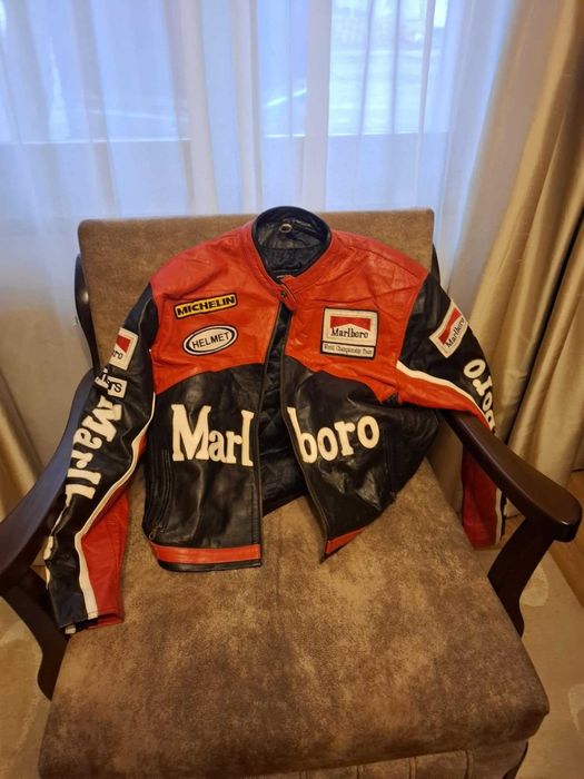 Кожено мото яке телешки бокс