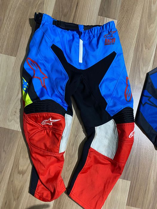Панталони,блуза и ръкавици за мотокрос за деца.