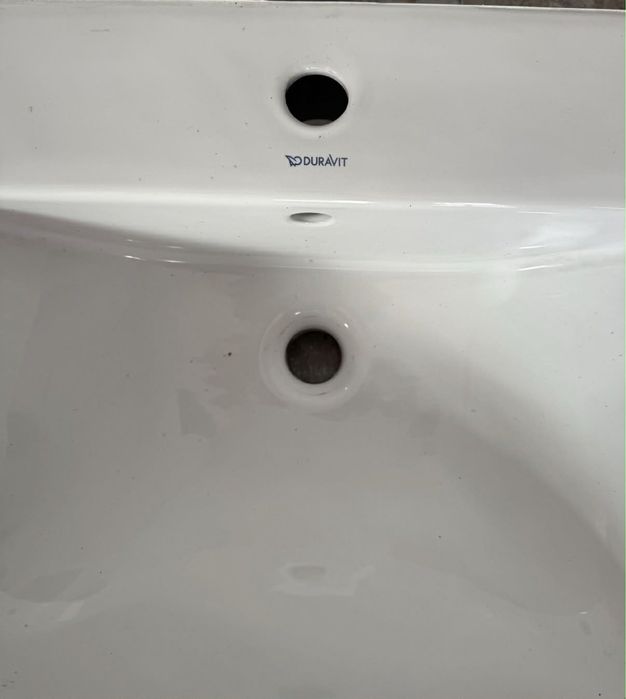 Мивка за баня с полу конзола комплект Duravit