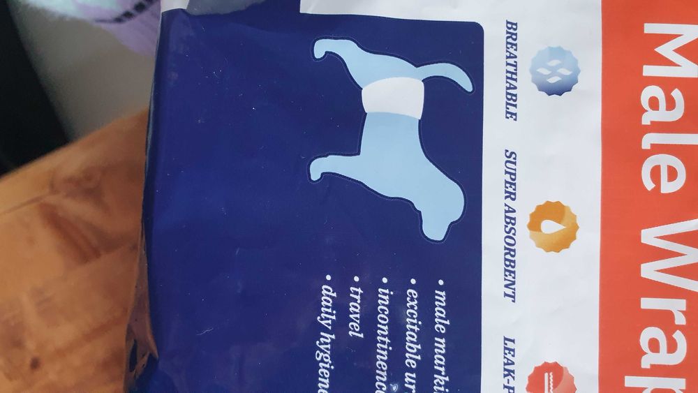 Памперси за мъжко куче р-р L