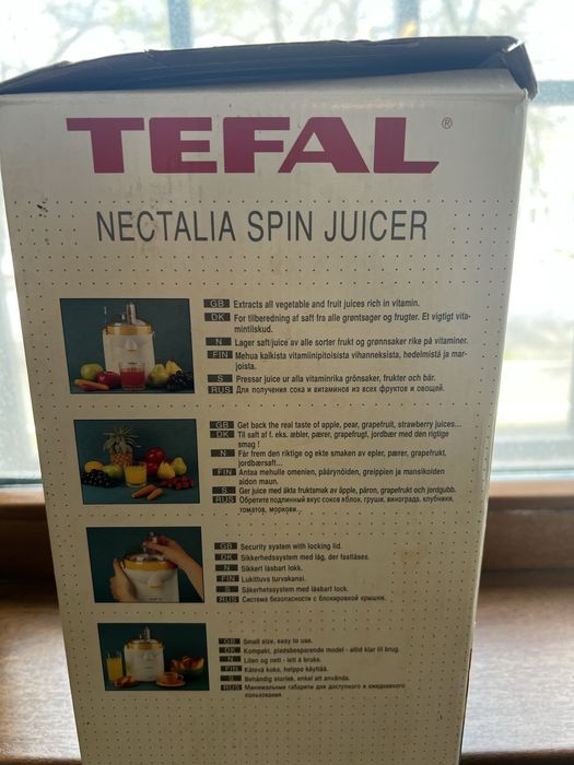 Продам соковыжималку Tefal Nectalia Spin Juicer
