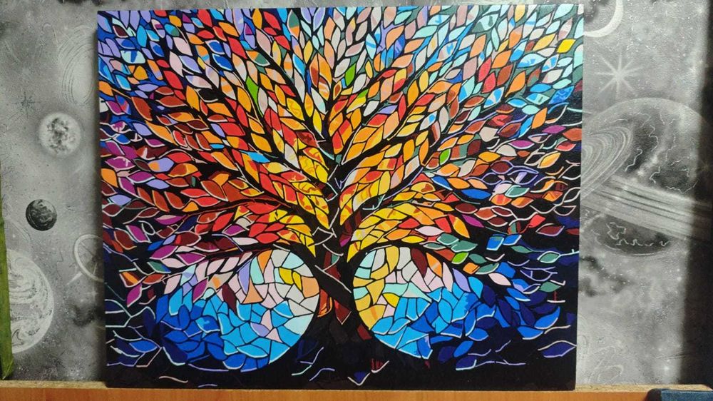 картины по номерам - готовые, ручная работа