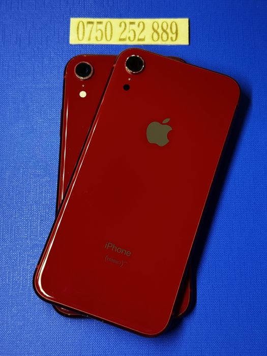  Carcasă + Baterie Originală iPHONE XR  ROȘU