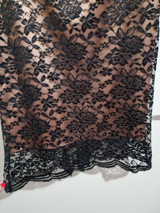 Compleu dama, rochie de seara din dantela&sacou