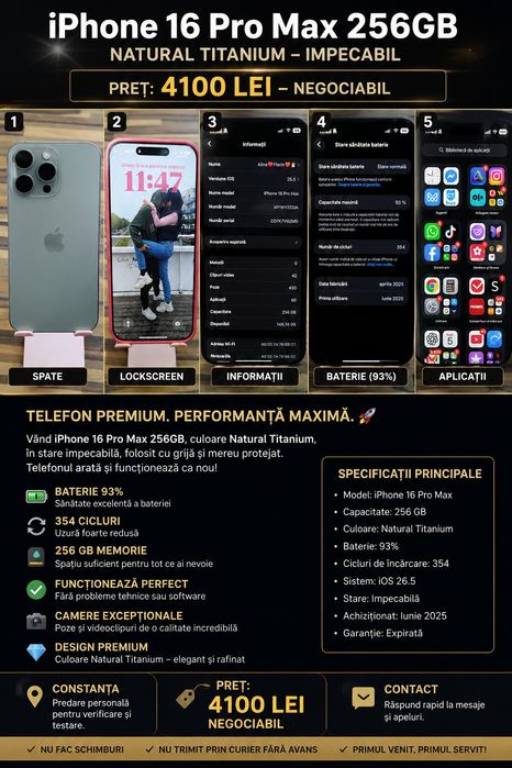 iPhone 16 Pro Max 256 GB