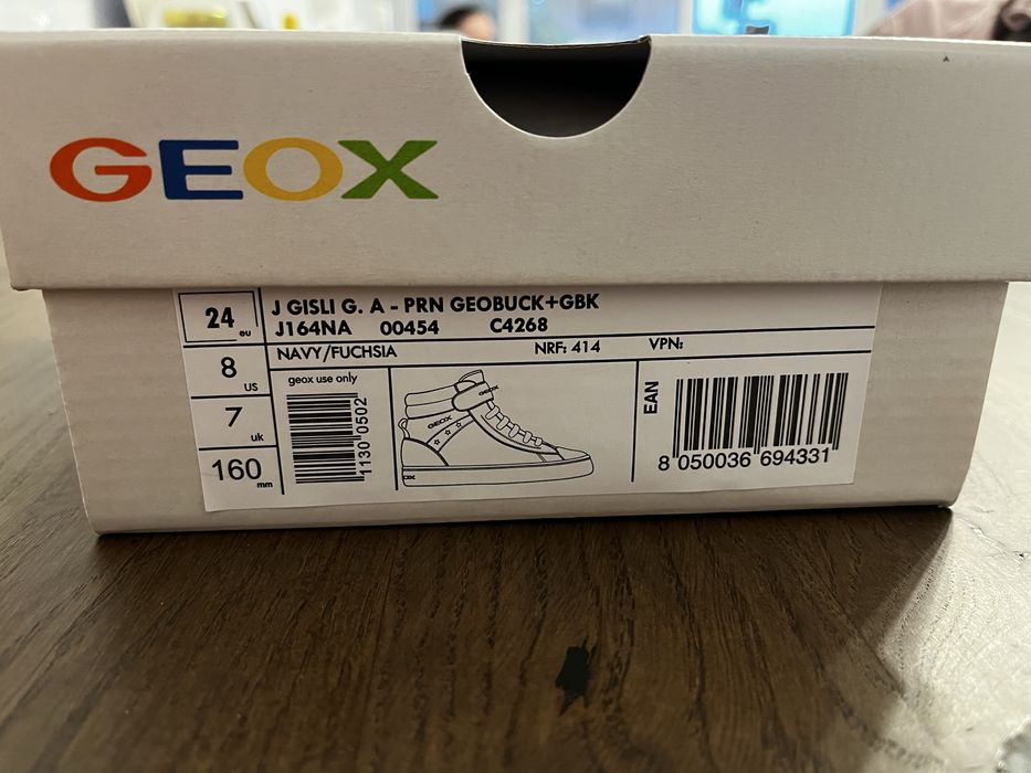 Geox Зимни обувки  Тъмносин, 24 EU, 16 mm