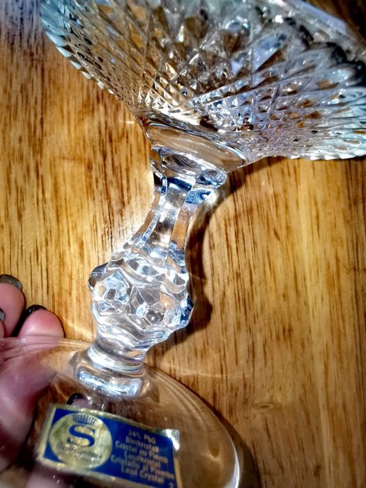 Кристални чаши шампанско сет комплект сервиз маркови оловен кристал