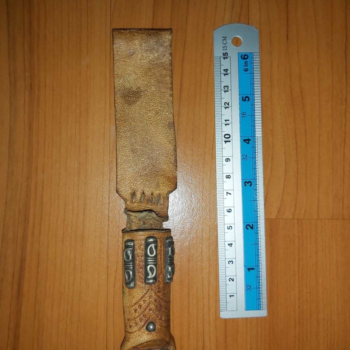 Ножны без ножа, со следами быта