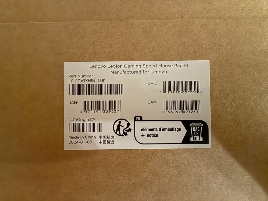 Mousepad Lenovo Legion / Negru / 35x25cm