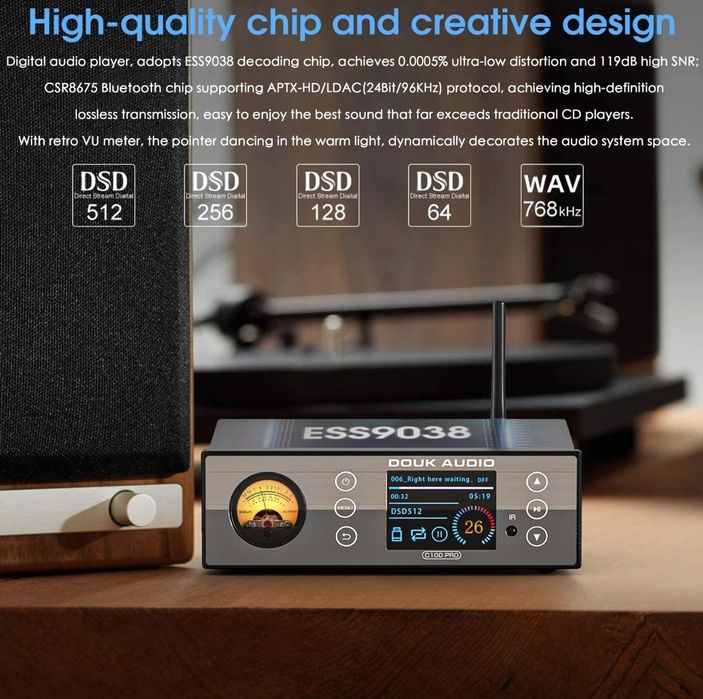 Цап аудиоплеер DOUK AUDIO C100PRO