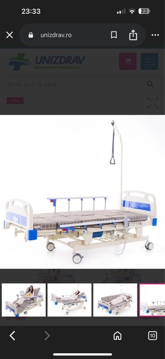 Vand  Pat electric rabatabil cu saltea Multibed