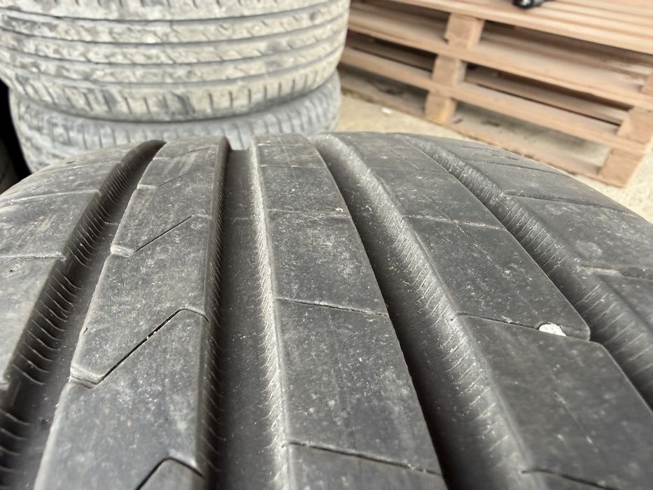 4бр. ОТЛИЧНИ Летни Гуми С Борд 205/50R/17 *HANKOOK* DOT:1723- 6.6мм + 5.9мм