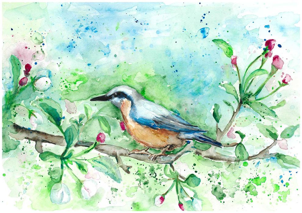 Авторски акварелни картини. Размер 21/30см.