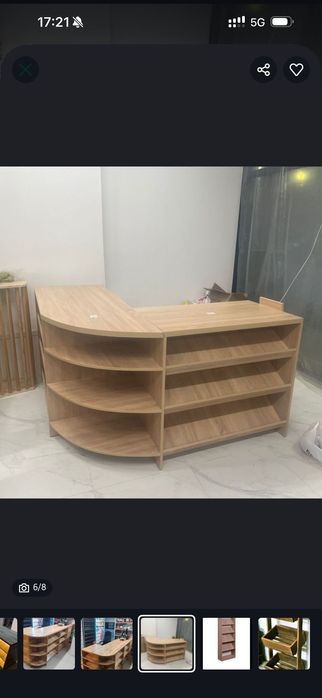Кассовая зона для магазина