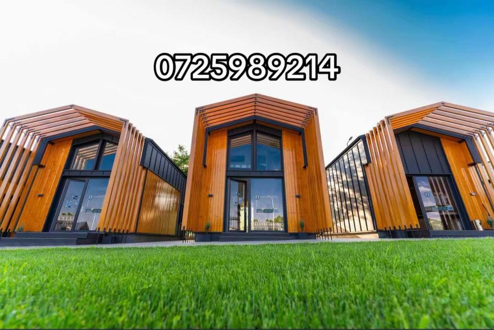 Tiny house si birouri moderne case de vacante A frame hale containere