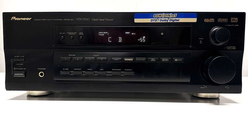 Pioneer VSX-D510 amp cu subwoofer in si out pt sistem TOP