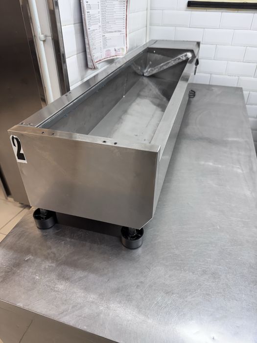 Vitrina rece inox 1.5 m Salad bar  – defect