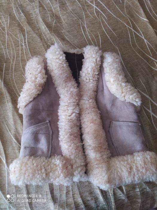 Жилет из овчины. Детский