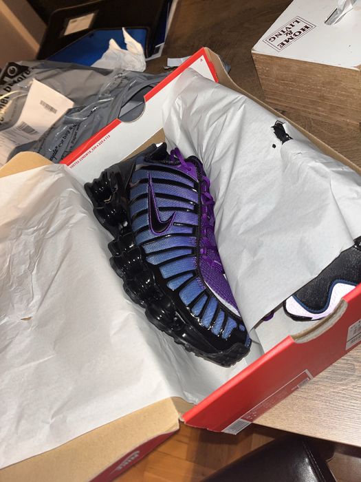 Обувки  синьо-лилав Shox