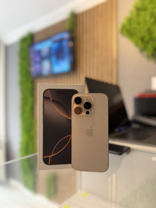 **ATS GSM**iPhone 16 Pro 256Gb Desert/Baterie98%/Grad A/Fact+Gar 12 luni