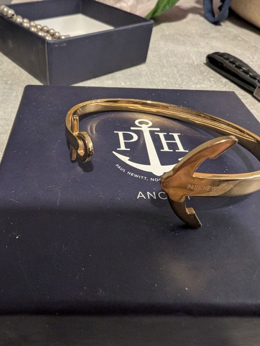 Гривна Paul Hewitt The Anchor с покритие розово злато