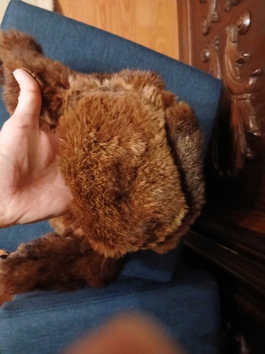 Pachet caciuli blana/piele naturala