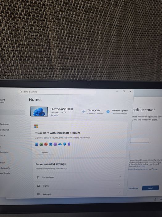 Лаптоп Lenovo ideaPad 1 15SLC7