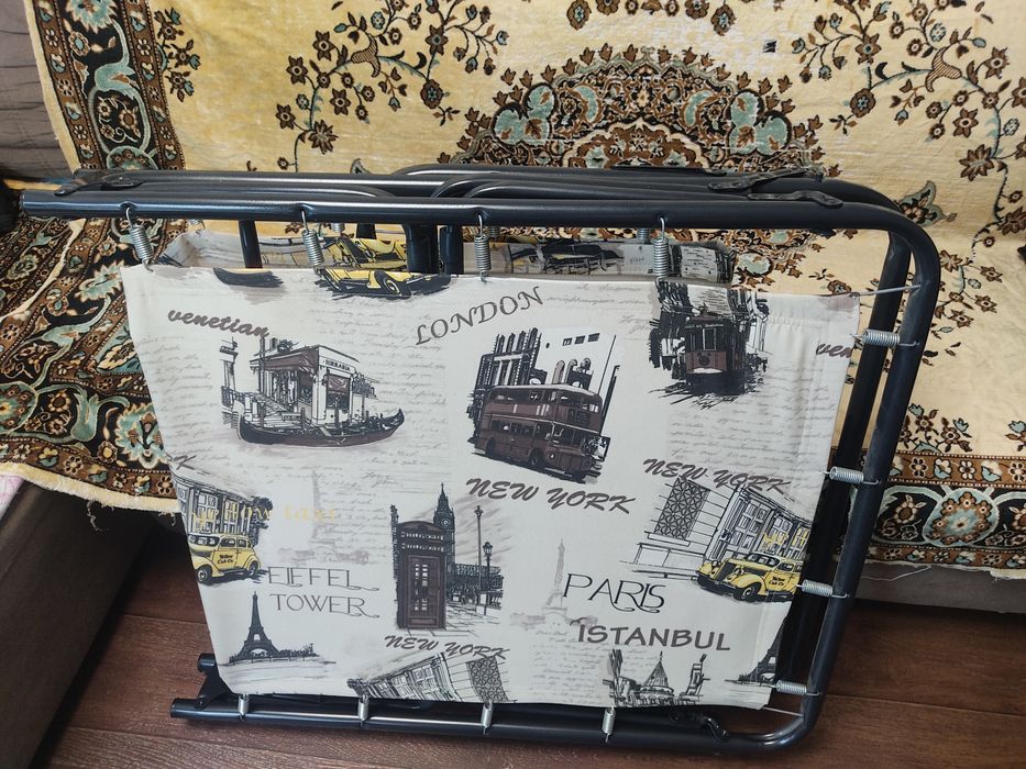 Раскладушка жёсткая