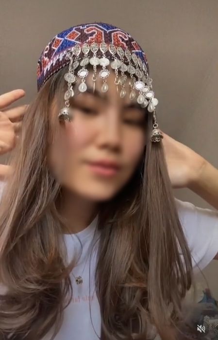 Красивая тюбетейка