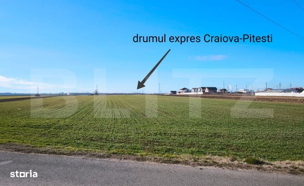Teren intravilan stradal, 16.652 mp, zona Ghercesti