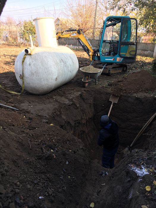 Fosa septica cu montaj si materiale incluse