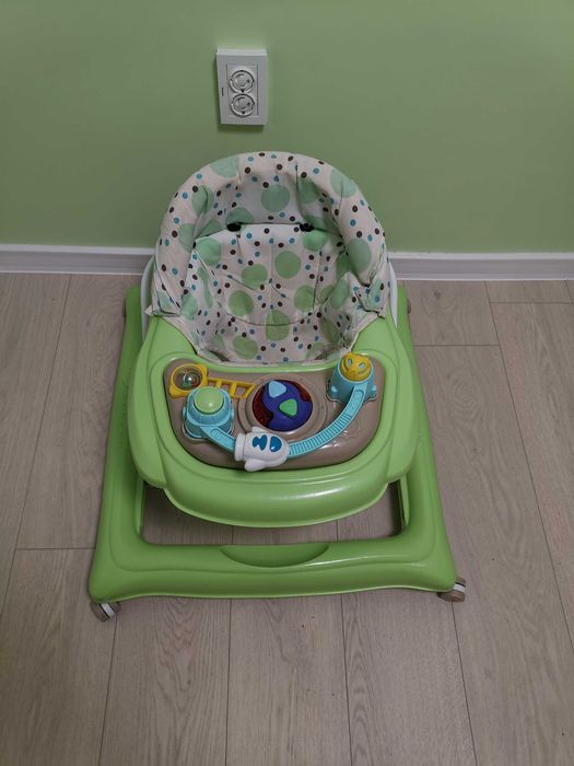 Cangaroo Детска музикална проходилка Eddy, зелена