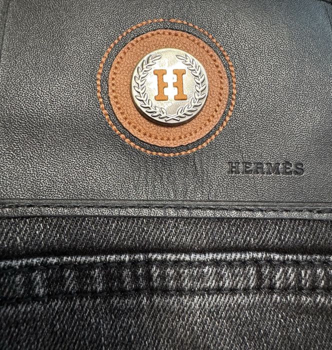 Промо:Hermes-Оригинални чисто нови мъжки къси дънки Л