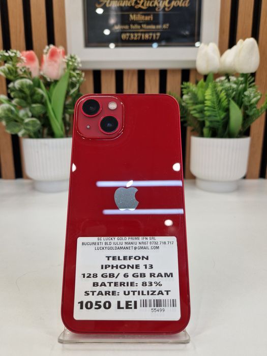 Iphone 13 128GB / 6GB RAM 83% Baterie Garantie! #55499