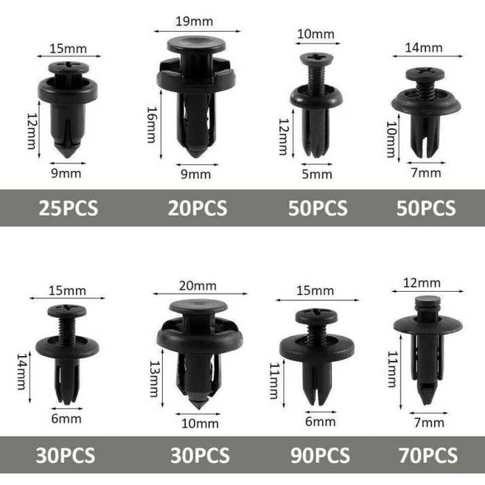 Комплект щипки + инструменти за кори / тапицерия за автомобил 635части