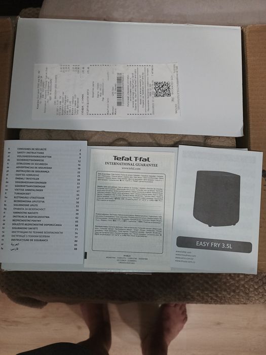 Фритюрник с горещ въздух TEFAL Easy Fry Essential EY130815, 3.5L, 1400