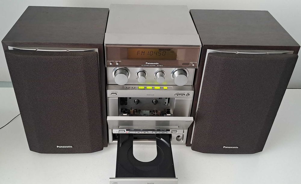 Panasonic SA PM 15 – Bi-Amp – Sunet Superb – CD / Aux / Radio / Boxe