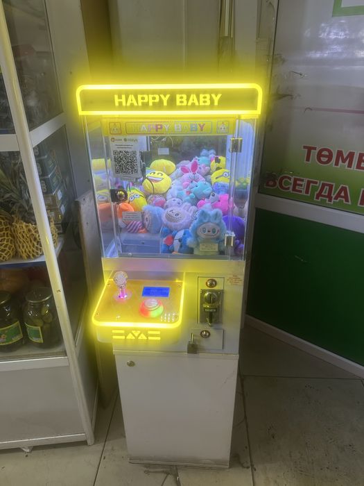 Вендинговый аппарат хватайка, автомат с мягкими игрушками