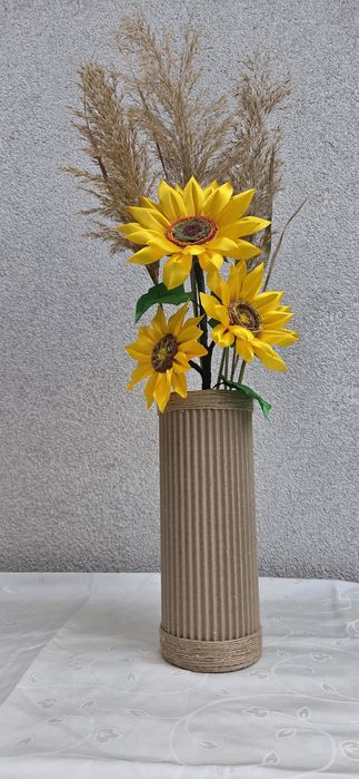 Букети цветя от сатен