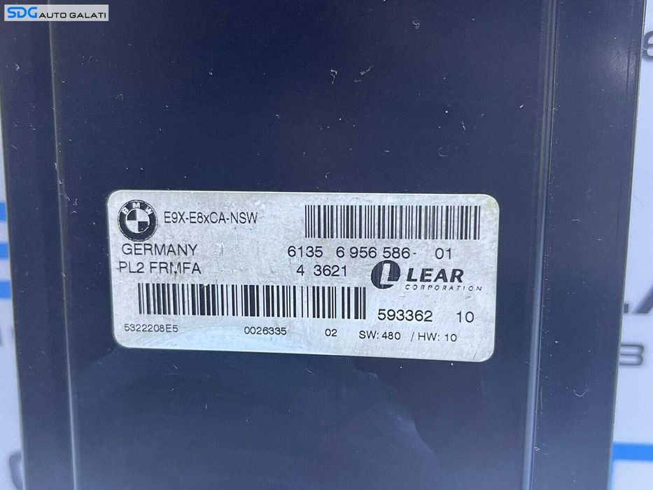 Unitate Modul Calculator Lumini FRM BMW Seria 3 E90 E91 2004 - 2013 Cod 6956586 695658601