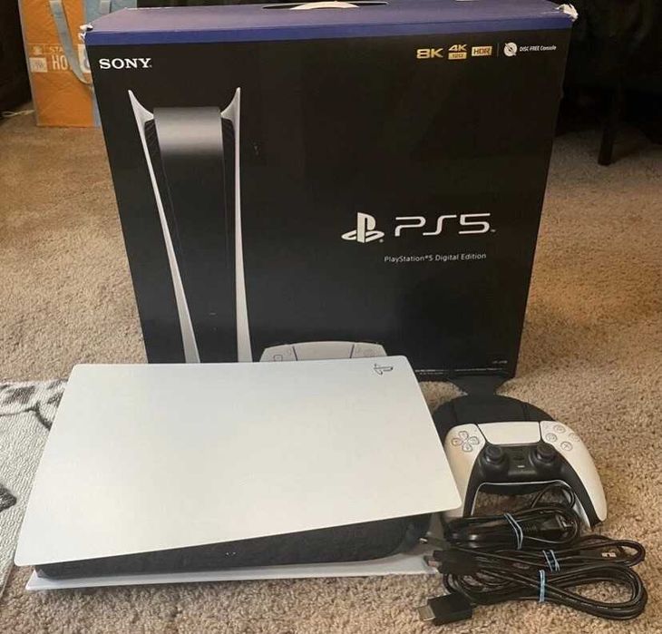Playstation 5 Digital Edition Alb 825GB