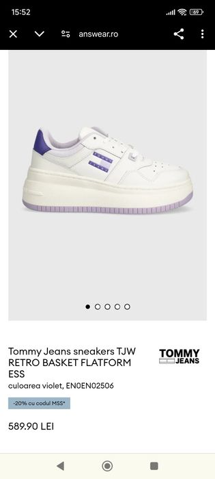 Tommy jeans sneakers platform