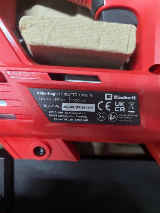 Pistol pentru cuie profesional Einhell Professional FIXETTO