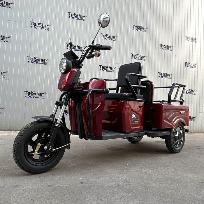 Електрическа триколка двуместна с карго отделение 1500W 2025 TELSTAR