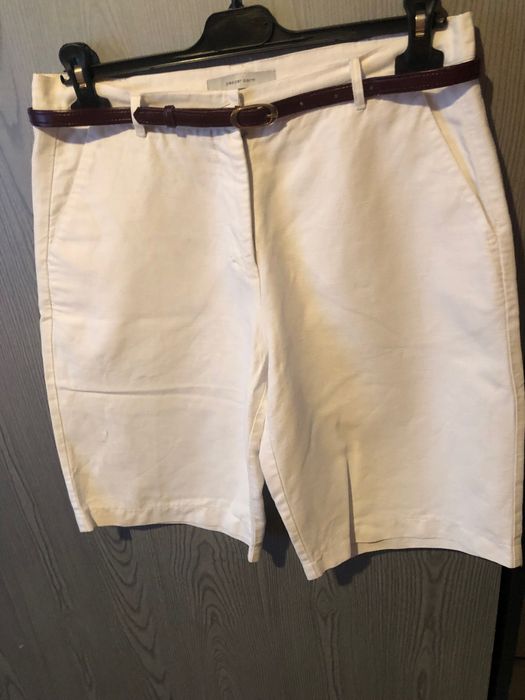 Къси ленени панталон размер L