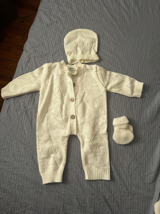 Набор на выписку. Плед вязанный