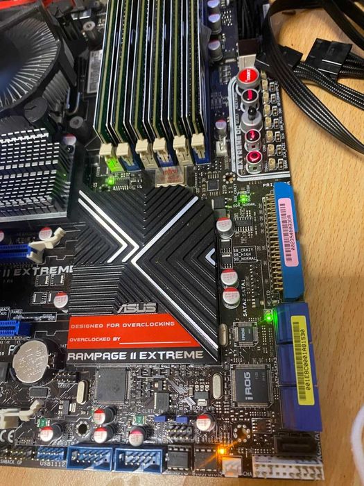 Дъно Дънна платка ASUS ROG Rampage II Extreme X58 1366 DDR3 до 48GB OVERCLOCK