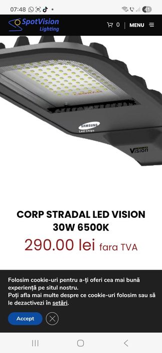 Lampă stradală Vision